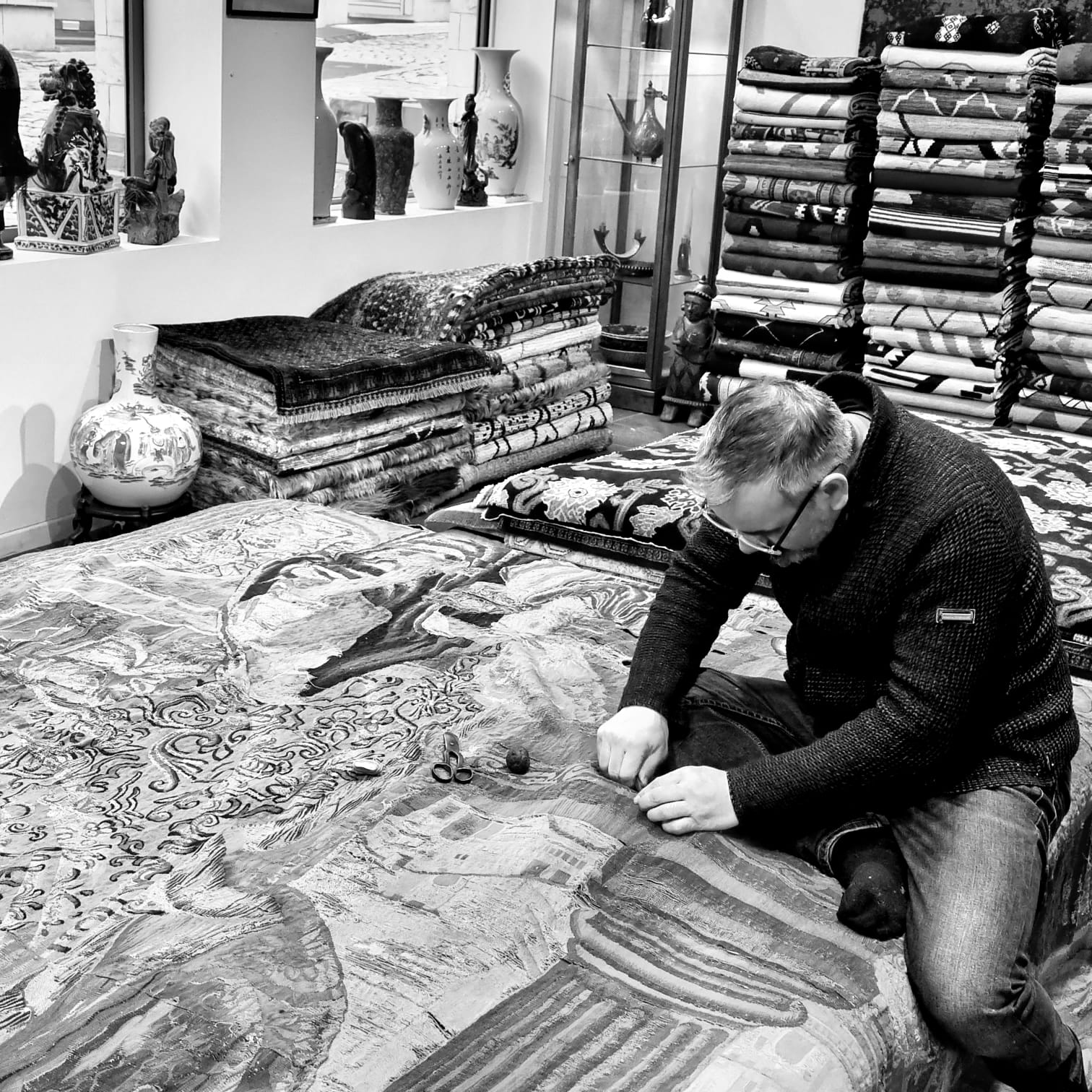 Réparation artisanale de tapis à Bruxelles
